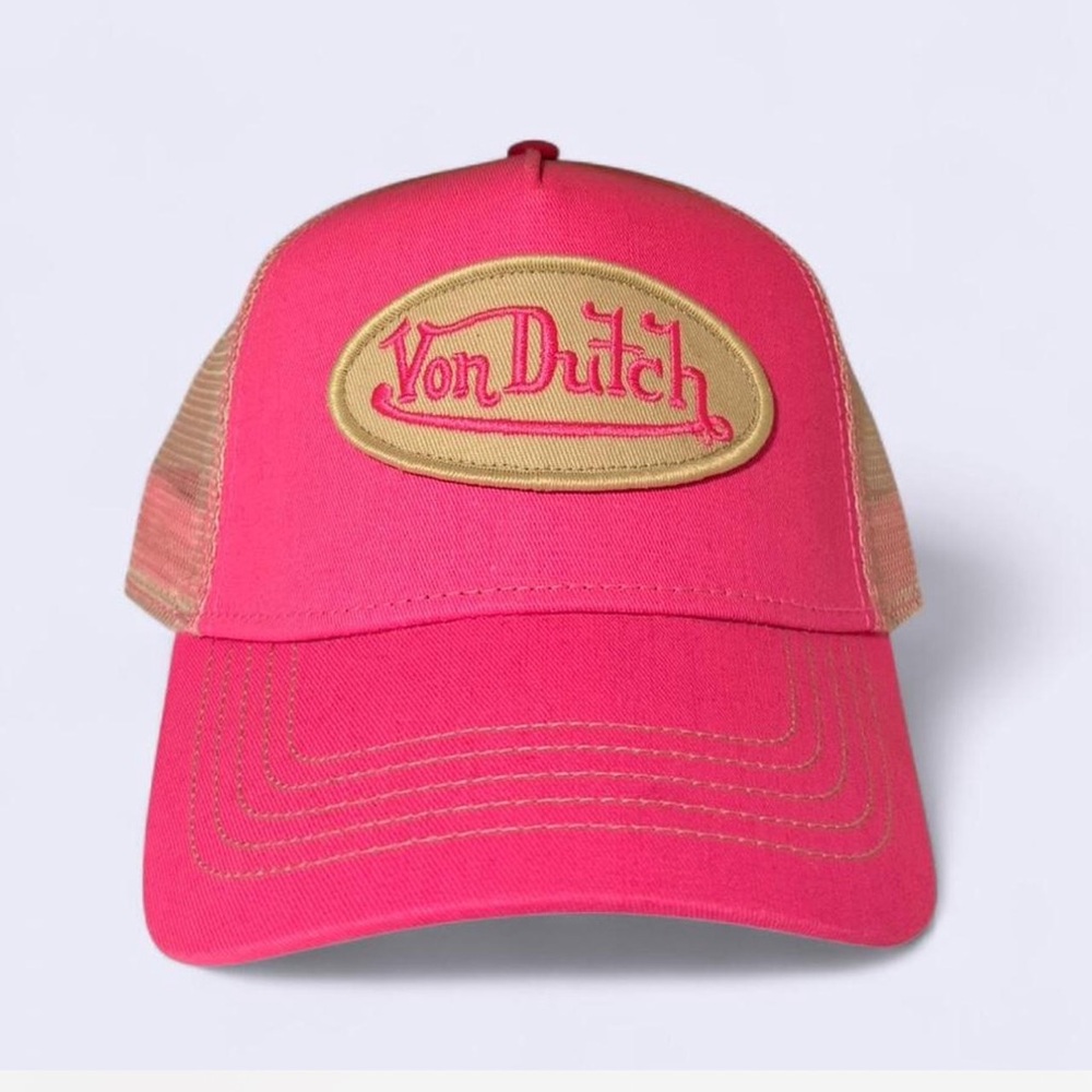 Pink Von Dutch Trucker Hat